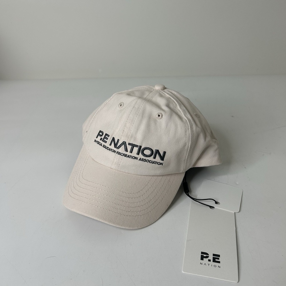 P.E. Nation NWT Homage Baseball Cap Embroidered Blush One Size